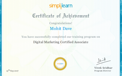 Simplilearn – Digital Marketing Certification Training