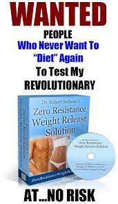 Dr Robert Anthony – Zero Resistance Weight Release Solution