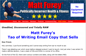 Matt Furey – Tao of Writing Email Copy that Sells