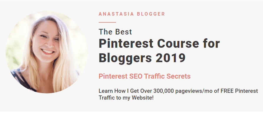 Anastasia Blogger – Pinterest SEO Traffic Secrets 2019