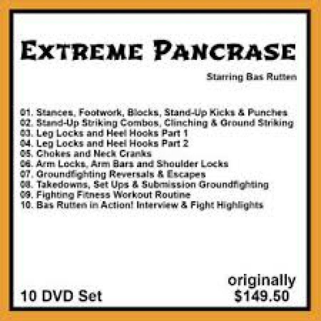 Bas Rutten - Extreme Pancrase 10 VoL Set