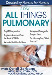 Cyndi Zarbano – 2-Day All Things Pulmonary