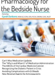 Cyndi Zarbano – Pharmacology for The Bedside Nurse