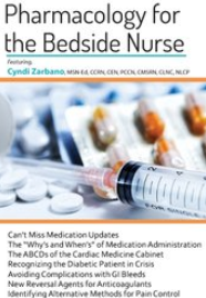 Cyndi Zarbano – Pharmacology for The Bedside Nurse Download