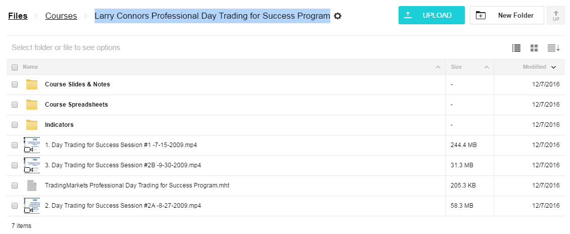 Larry Connors Professional Day Trading for Success Program Download