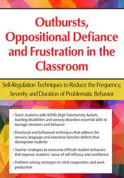 Laura Ehlert – Outbursts, Oppositional Defiance and Frustration in the Classroom