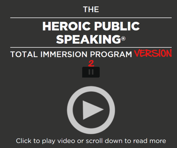 Michael Port – Heroic Public Speaking Total Immersion 2 Download