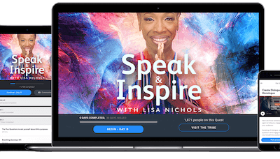 Mindvalley, Lisa Nichols – Speak & Inspire Quest 2019