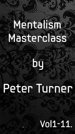Peter Turner – Mentalism Masterclass Vol 1-11 Download