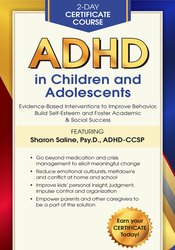 Sharon Saline – 2-Day Certificate Course ADHD in Children and Adolescents