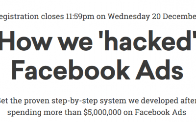 Webprofits – Facebook Advertising Hacks Advanced