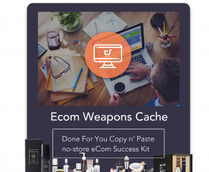 eCom Weapons Cache – DFY eCom Kit Of The Hottest Selling Products