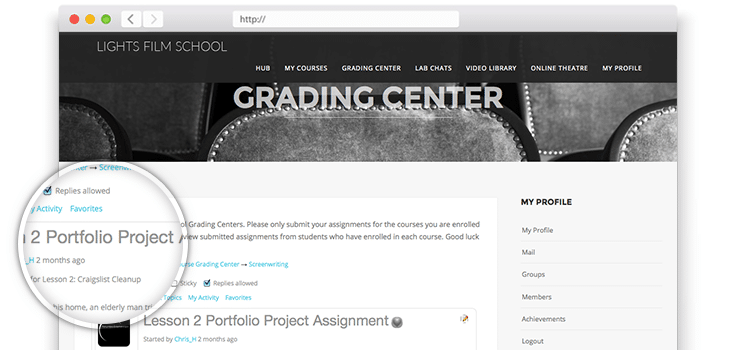 grading center