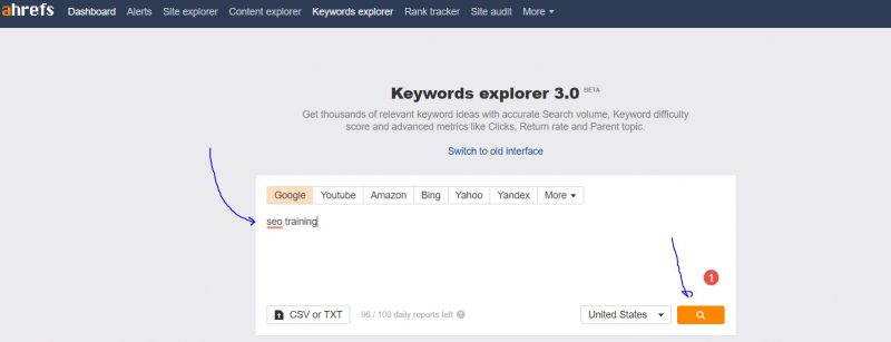 keywords explorer