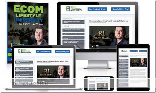 Ricky Hayes – Ecom Lifestyle University 1