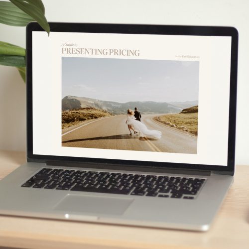 India Earl Photography – Guide to Presenting Pricing