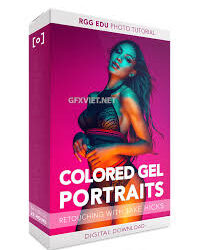 Jake Hicks – Colored Gel Portraits and Retouching