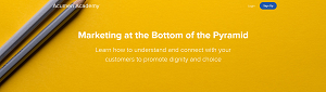 Marketing at the Bottom of the Pyramid