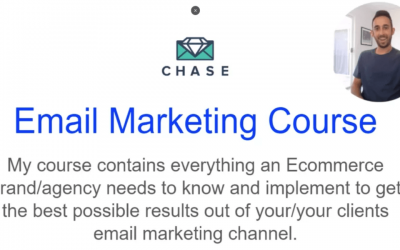 Chase Dimond – Ecommerce Email Marketing Course