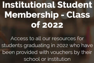 George - Institutional Student Membership - Class of 2022