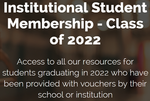 George – Institutional Student Membership – Class of 2022