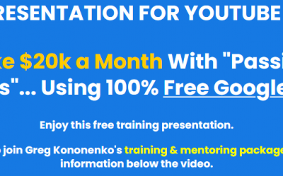 Greg Kononenko’s – Caffeinated Niche Profits