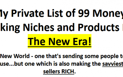 Oliver Goehler – 99 Niches New Era! eBay – Amazon