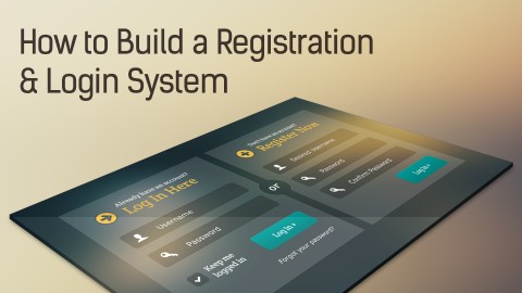 Stone River eLearning – How to Build a Registration & Login System