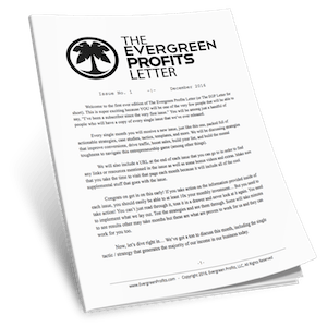 Hustle & Flowchart – Evergreen Profits Newsletter 2020-2021