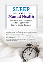 Catherine Darley – Sleep and Mental Health – Non-Medication Interventions to Restore Sleep Quality and Improve Clinical Outcomes