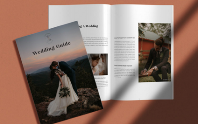 Dirty Boots and Messy Hair – Customizable Wedding Guide Template – Minimalistic