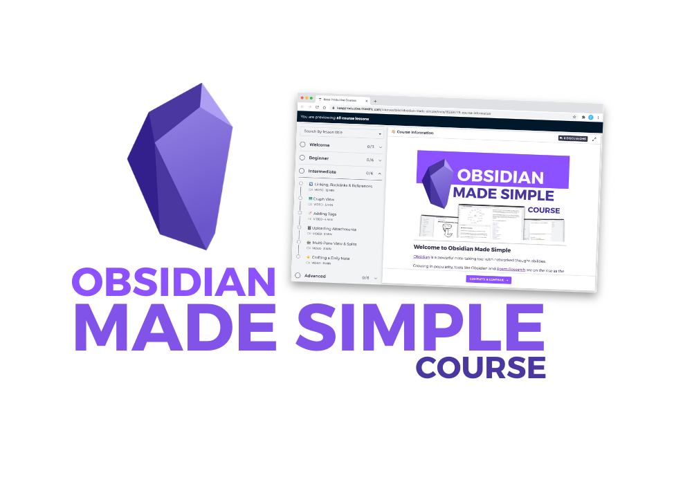 Francesco D’Alessio & Justin DiRose – Obsidian Made Simple