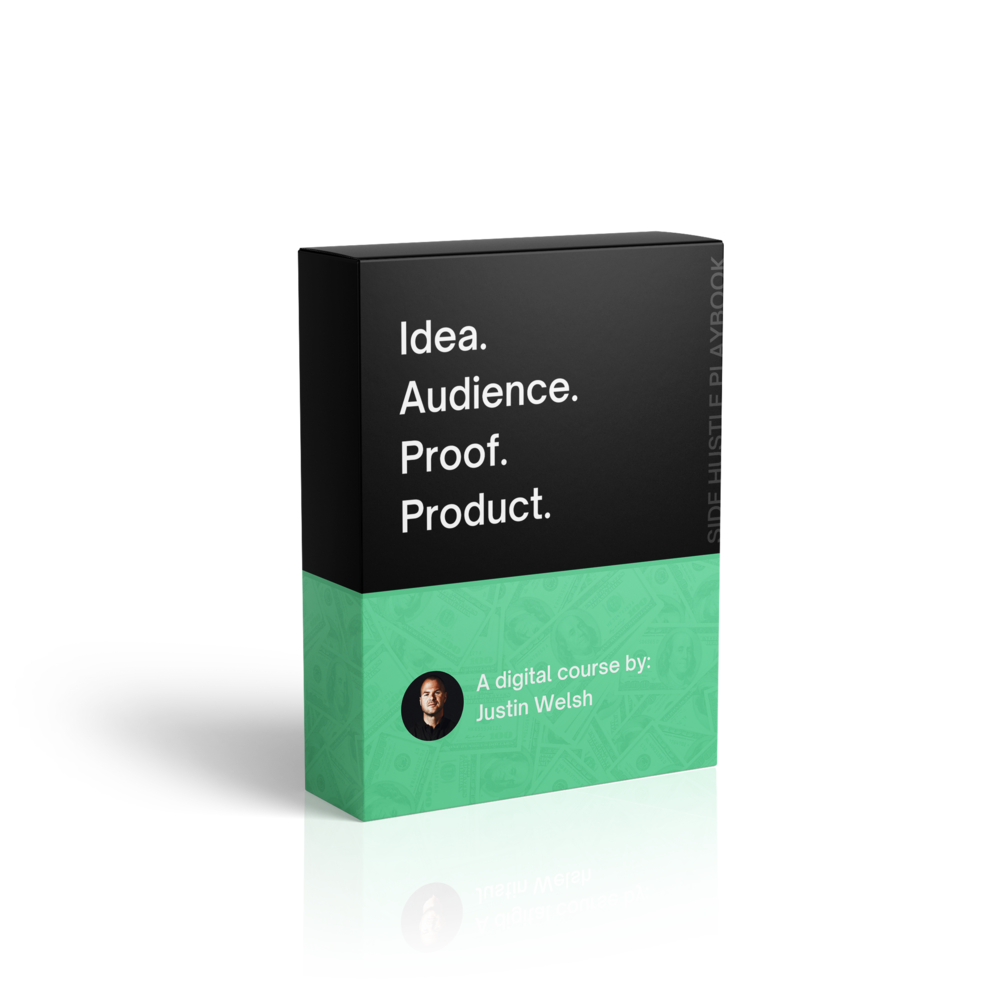 Justin Welsh – Idea Audience Proof Product-The Side Income Playbook Courses