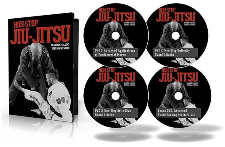 Stephan Kesting & Brandon Mullins – Non-Stop Jiu-Jitsu 4 DVD set