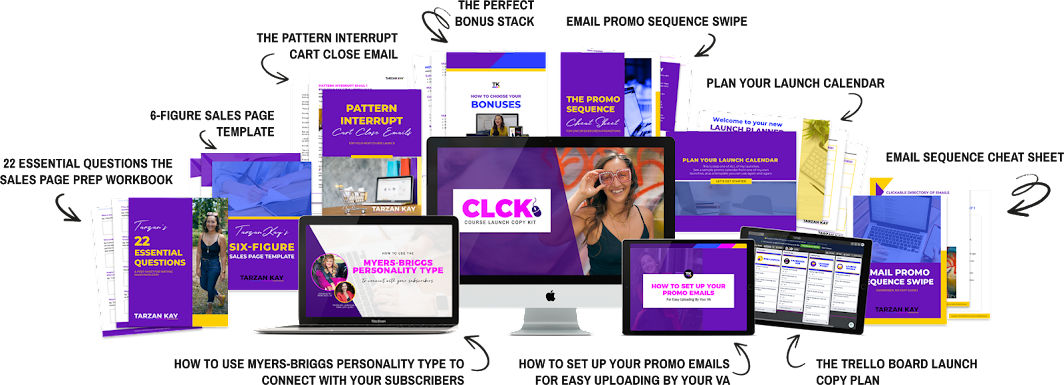 Tarzan Kay – The Course Launch Copy Kit: CLCK