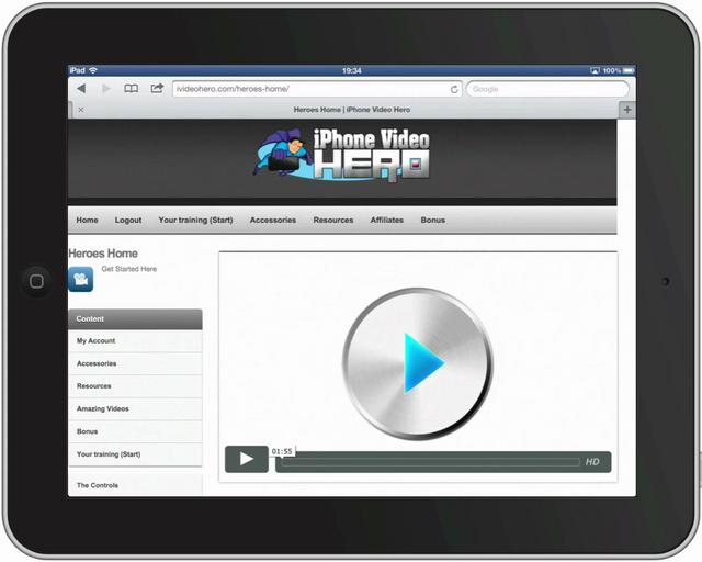 iPhone Video Hero – Video Training