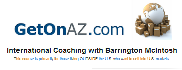 Barrington McIntosh – Selling Internationally on Amazon FBA