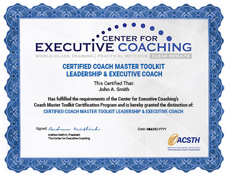 Center For Executive Coaching – Coaching Master Toolkit