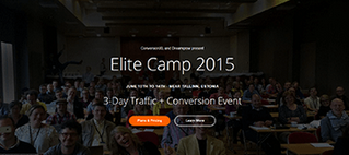 ConversionXL, DreamGrow – Elite Camp 2015