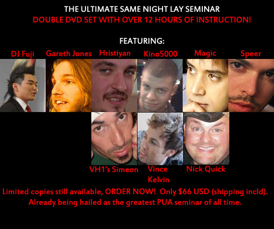 Casanova Crew – The Ultimate Same Night Lay Seminar