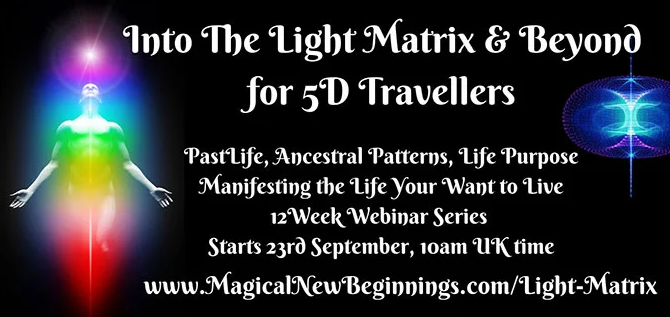 Sharon King – Into the Light Matrix and Beyond for 5D Travellers (September 2021)