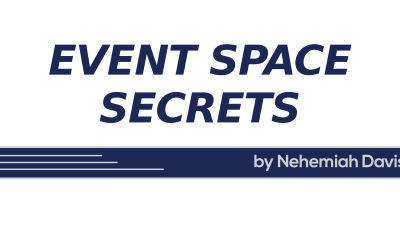 COGA – Event Space Secrets 2.0