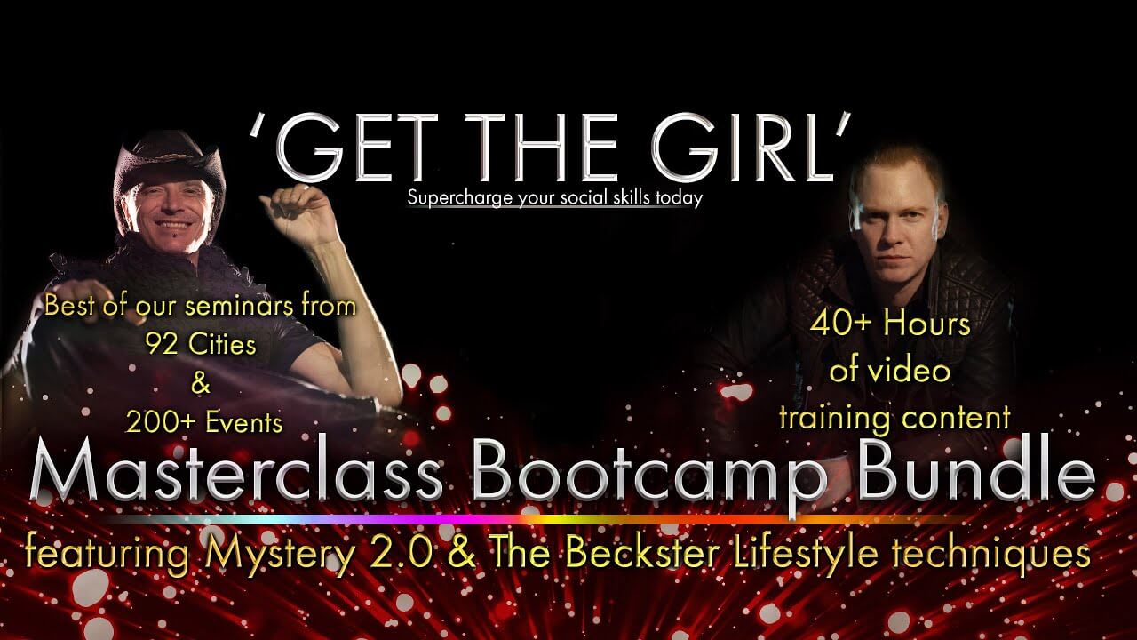 Masterclass Bootcamp Bundle – Mystery 2.0 & The Beckster Lifestyle Techniques