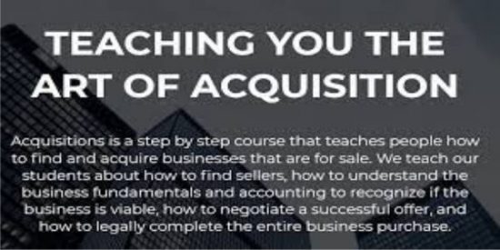 Moran Pober – Acquisitions University