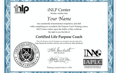 iNLP Center – Life Purpose Coach Specialty Certification Training