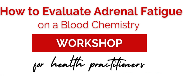 Dr. Bryan Walsh – How To Evaluate Adrenal Fatigue on a Blood Chemistry Workshop