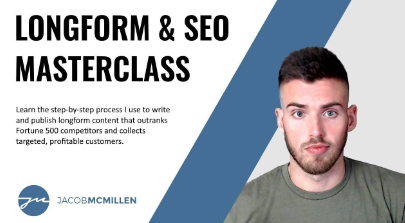 Jacob McMillen – Longform & SEO Masterclass