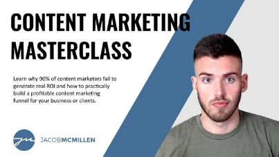 Jacob McMillen – Marketing Masterclass