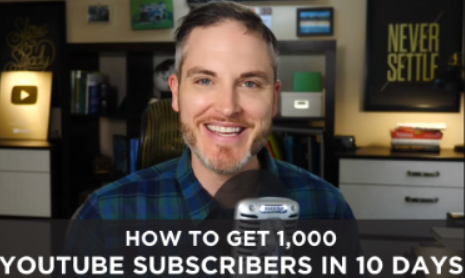 Sean Cannell – How To Get 1,000 YouTube Subscribers In 10 Days