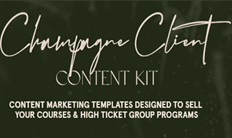 Mariah Coz – Champagne Client Content Kit